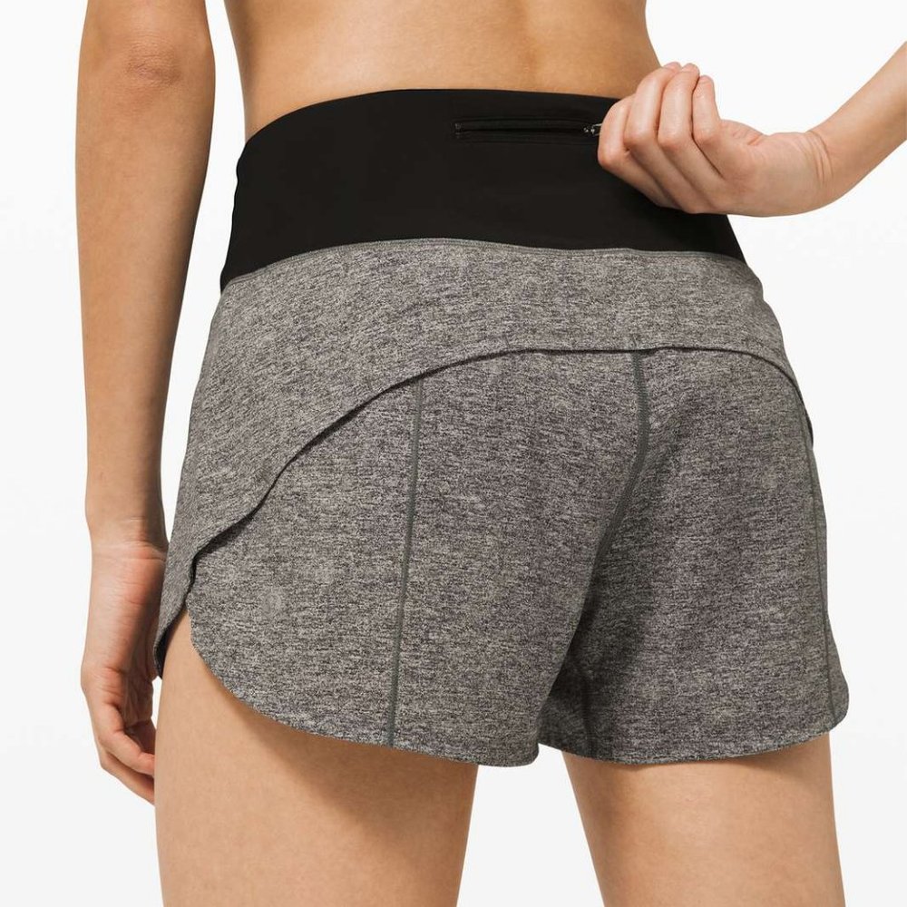 Lululemon High Rise Speed Up Short 4" like new (Size 16 Tall) *Rip Tag Attached